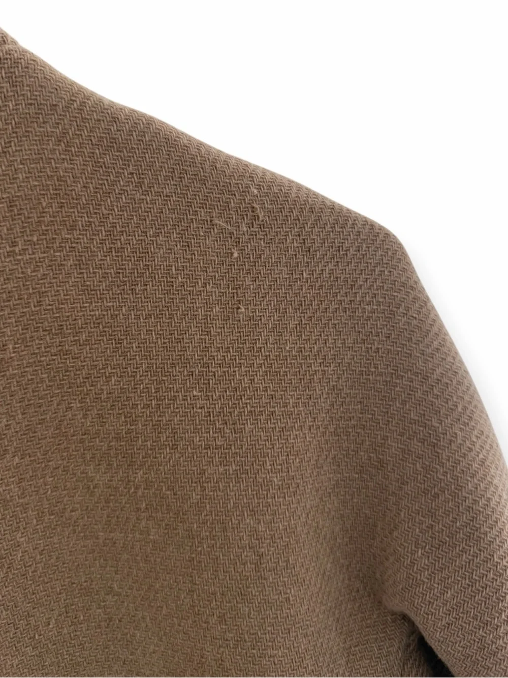 J. Crew Women's Camel/Tan Stand Collar Wool-Blend Coat Size 0 Good Condition - Picture 8 of 9